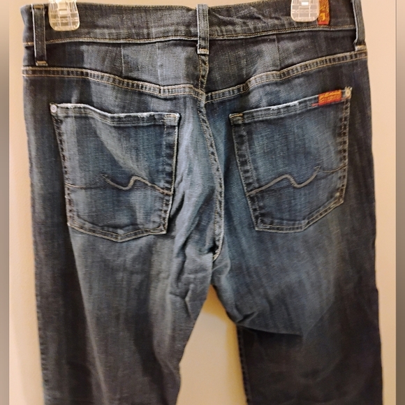 Men's 7 For All Mankind Size 32  Relaxed Straight Austyn Jeans - Picture 2 of 13